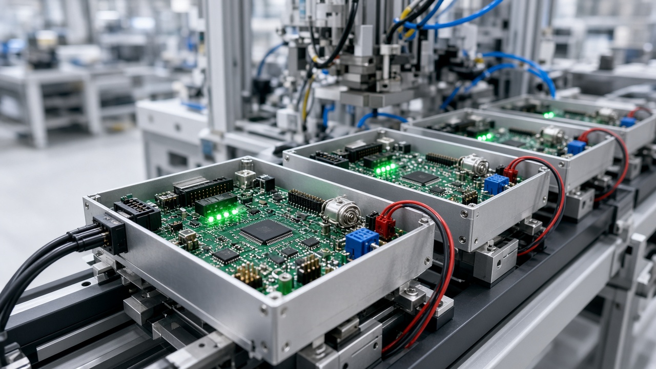 Custom embedded control boards on industrial equipment